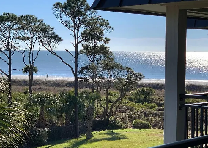 Beach Happy!-Nice Ocean View Hilton Head Villa